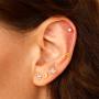 Inspiration avec des piercings en acier inoxydable