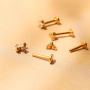 Inspiration avec des piercings en acier inoxydable