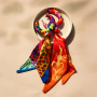 Moment d'inspiration avec des foulards bandanas