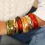 Associez les bracelets en r&eacute;sine aux bracelets en m&eacute;tal