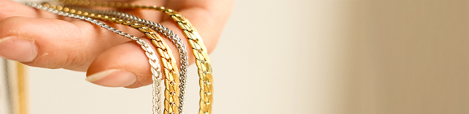 Nouvelle série de bijoux en acier inoxydable Nouvelle série de bijoux en acier inoxydable