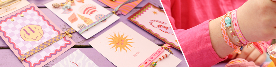 Nouveau! Ruban à texte et cartes à bijoux uniques Nouveau! Ruban à texte et cartes à bijoux uniques