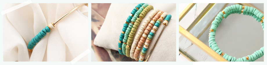 Perles naturelles / en Coco