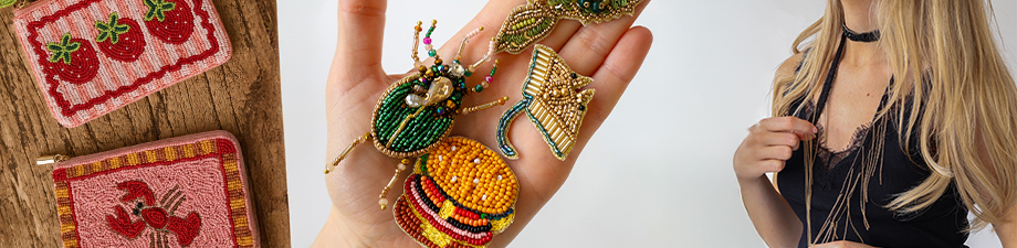 Nouvelle s&eacute;rie d&rsquo;accessoires faits main en Inde