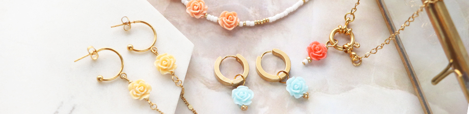 Perles roses